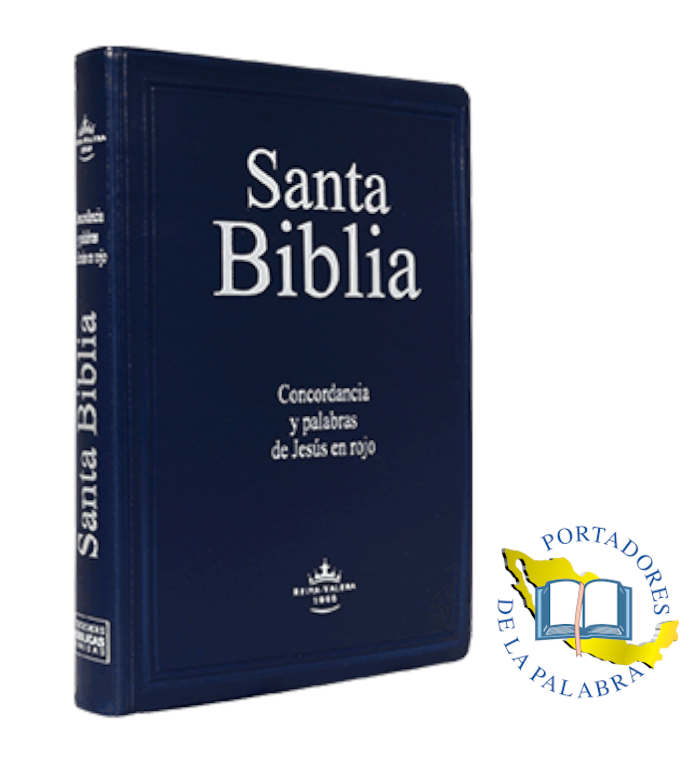 B. RVR60 Letra Gigante Vinil Azul – Portadores De La Palabra